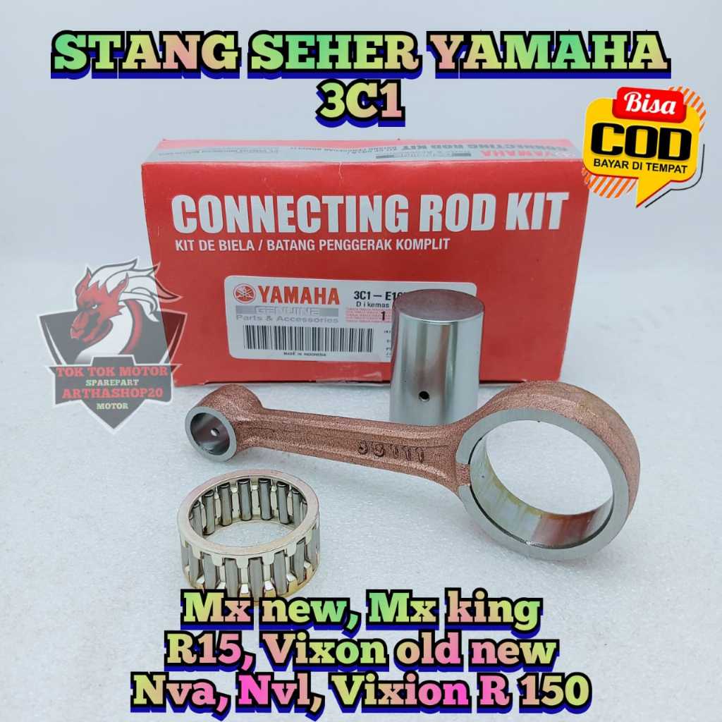 STANG SEHER 3C1 ASLI ORIGINAL motor YAMAHA VIXION OLD lama , Vixion NEW , NVA , NVL , VIXION R 150 ,