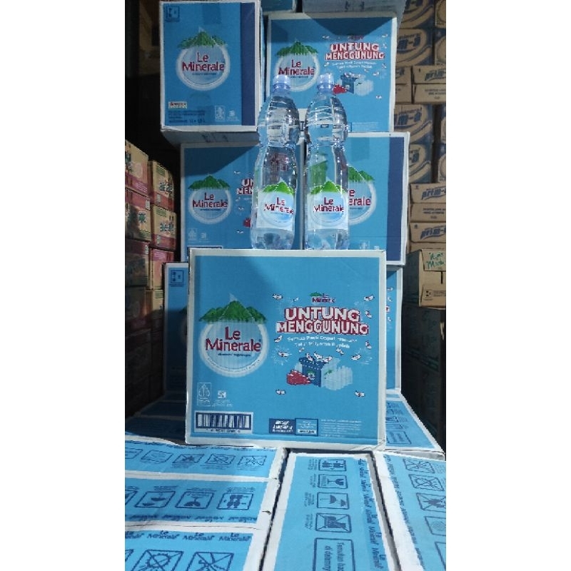 

Air Minum Air Mineral Le Minerale Botol 1500ml 1 dus isi 12 pcs