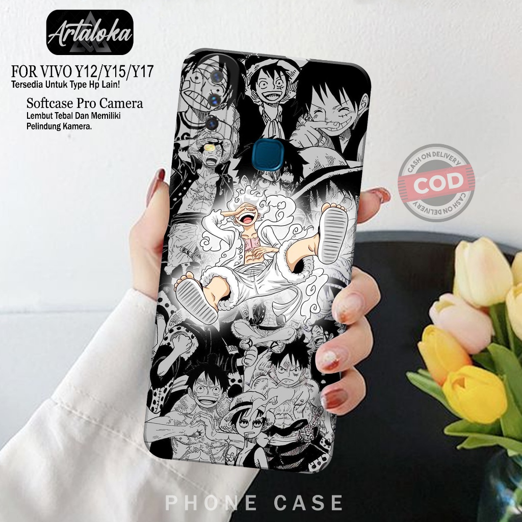 Softcase Hp Vivo Y12/Y15/Y17 Fashion Case Anime Case Vivo Y12/Y15/Y17 Silikon TPU Pro Camera Casing 