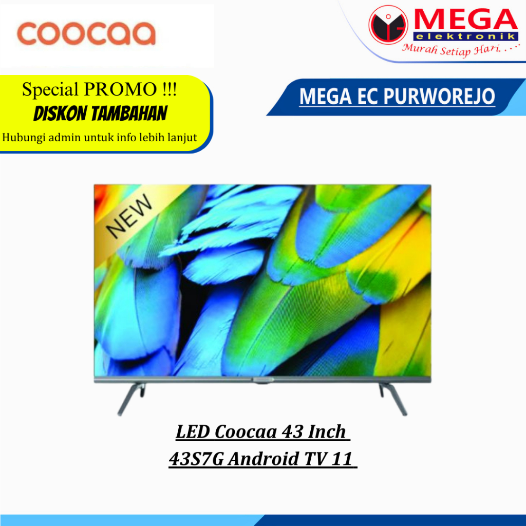 LED COOCAA 43 INCH 43S7G ANDROID TV