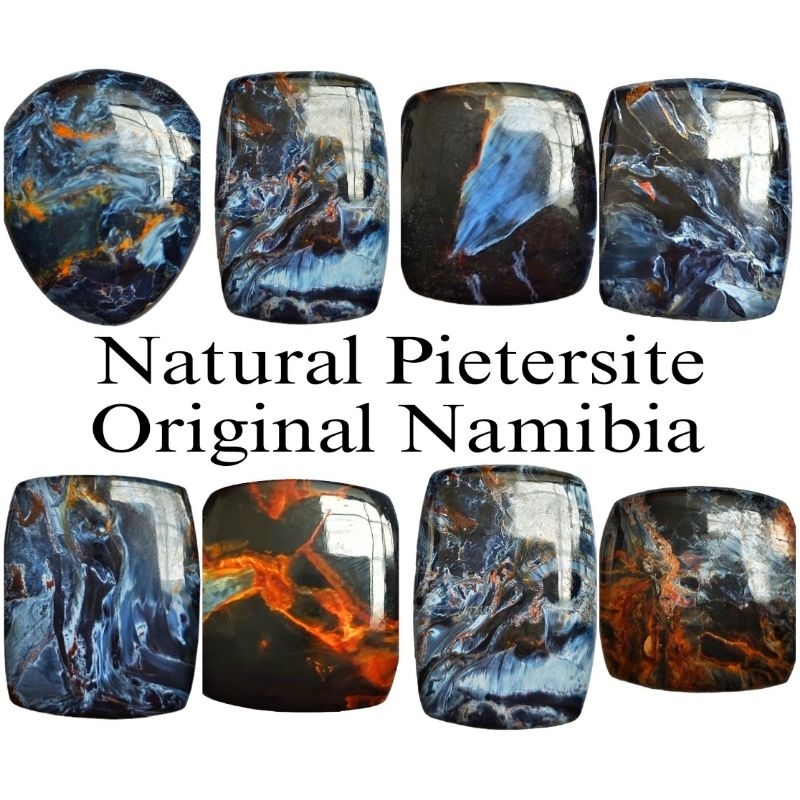 Liontin Batu Akik Permata Natural Pietersite Goyang 3D Asli Namibia