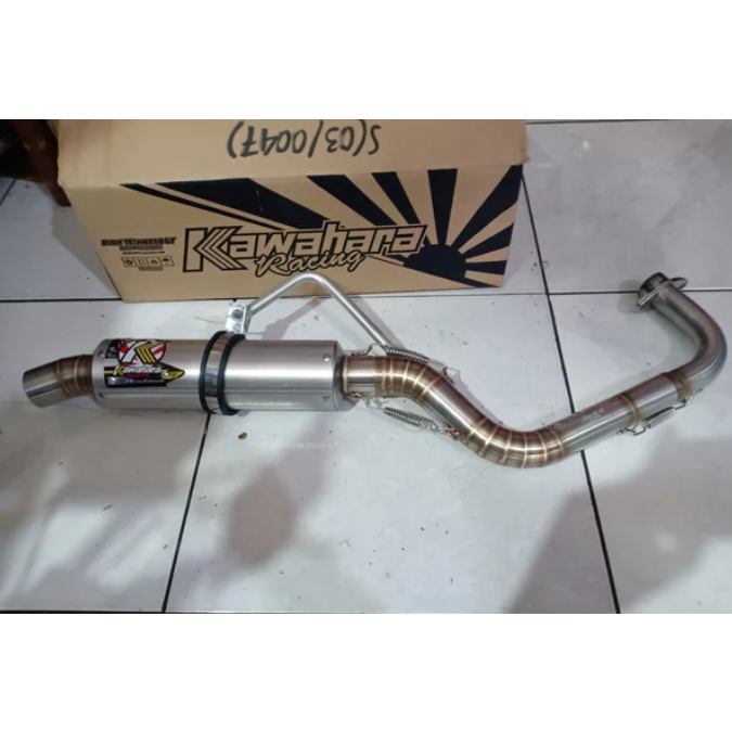 READY KNALPOT KAWAHARA RACING MATIC 150 SAMPAI DENGAN CC 200 CC MIO SPORTY SOUL NOUVO ORIGINAL