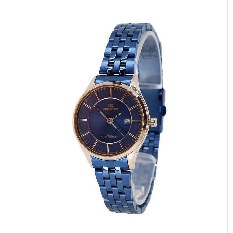 jam tangan mirage rante wanita 8544 original tahan air
