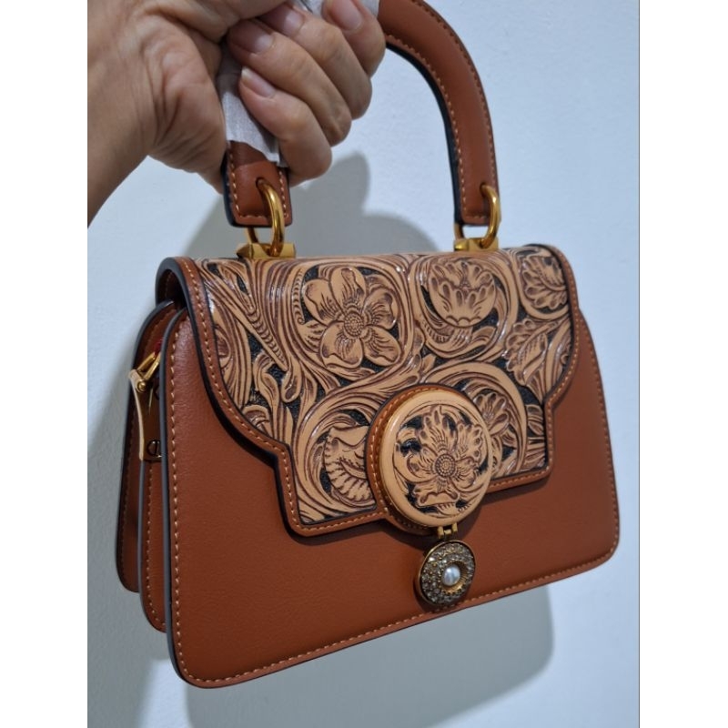READY  GUSACHI Bag Tas Ukir Selempang Wanita #6900 (GSCH) by Madelyn bags