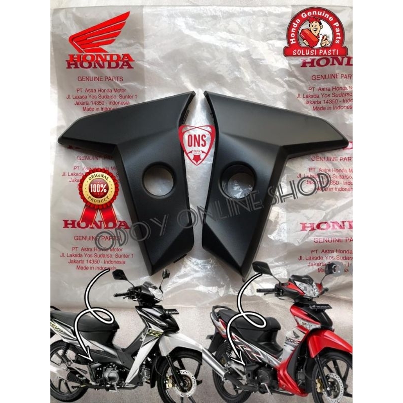 Cover tutup foot step fus step belakang Supra X125 New betmen 2007-2012 Revo lama lancip 2006 2007 2