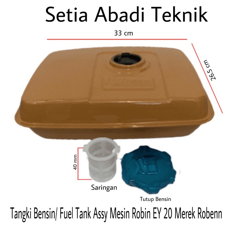 Tangki Minyak Mesin Robin EY 20/Tangki Bensin Mesin Robin EY 20/Tanki Bensin Mesin Robin EY 20