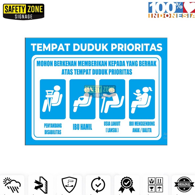 

Sticker Sign Tempat duduk Prioritas