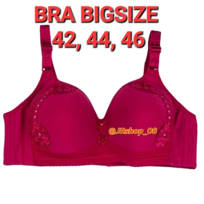 Bra Wanita JUMBO / BIG SIZE uk. 42 44 46 / polini 333 / bh wanita dewasa tanpa kawat busa tipis / bh