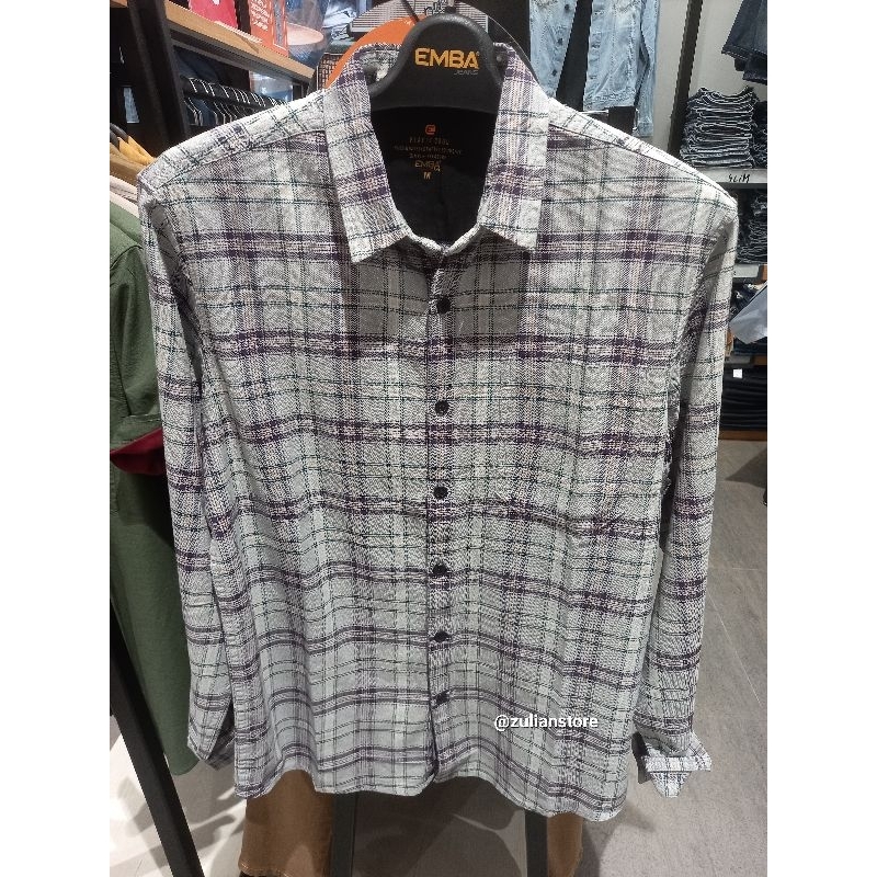 kemeja emba jeans original