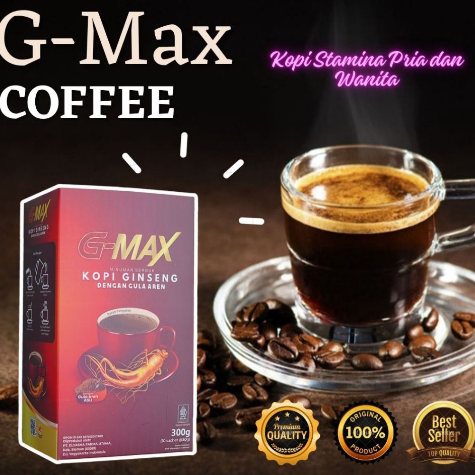

SXGR5412 Terbaru 3.3 G-MAX kopi gingseng penambah stamina pria original kopi bubuk rasa gula aren isi 10 sachet bisa cod kopi stamina tahan lama.