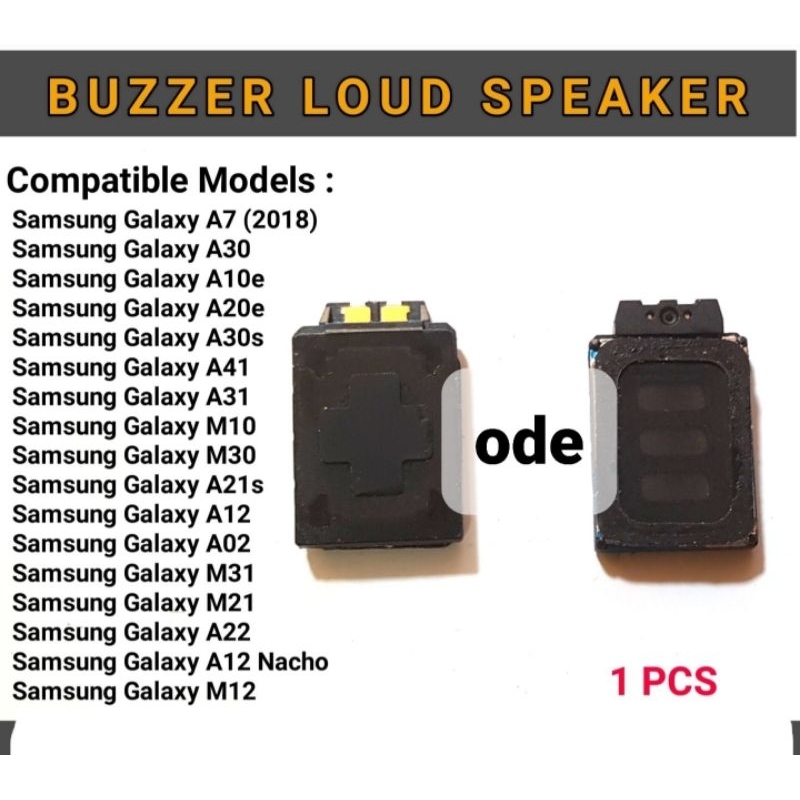 Buzzer Loudspeaker Dering Musik Samsung A7 (2018) Original