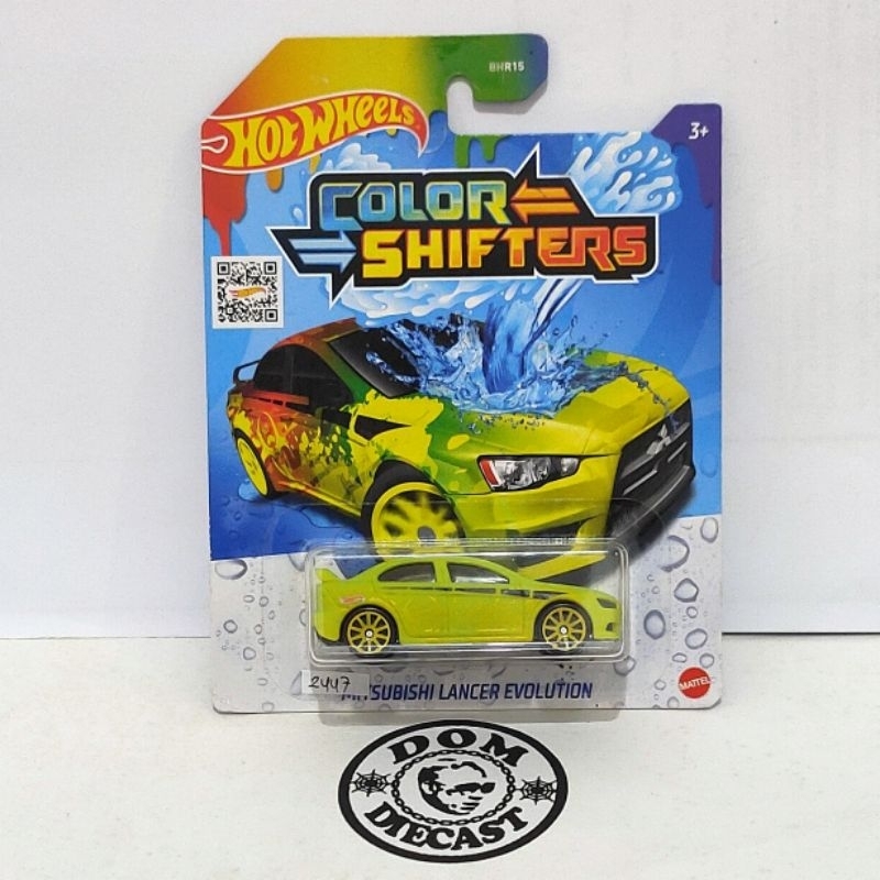 Hotwheels Mitsubishi Lancer Evolution Color Shifter