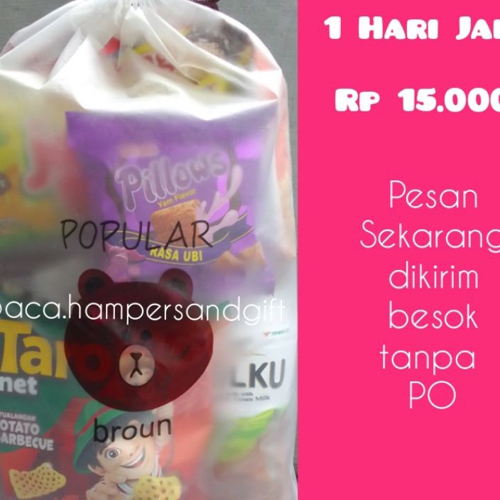 

RVVT4785 11.11 Snack ulang tahun anak murah / paket hampers anak murah / paket Snack ulang tahun anak
