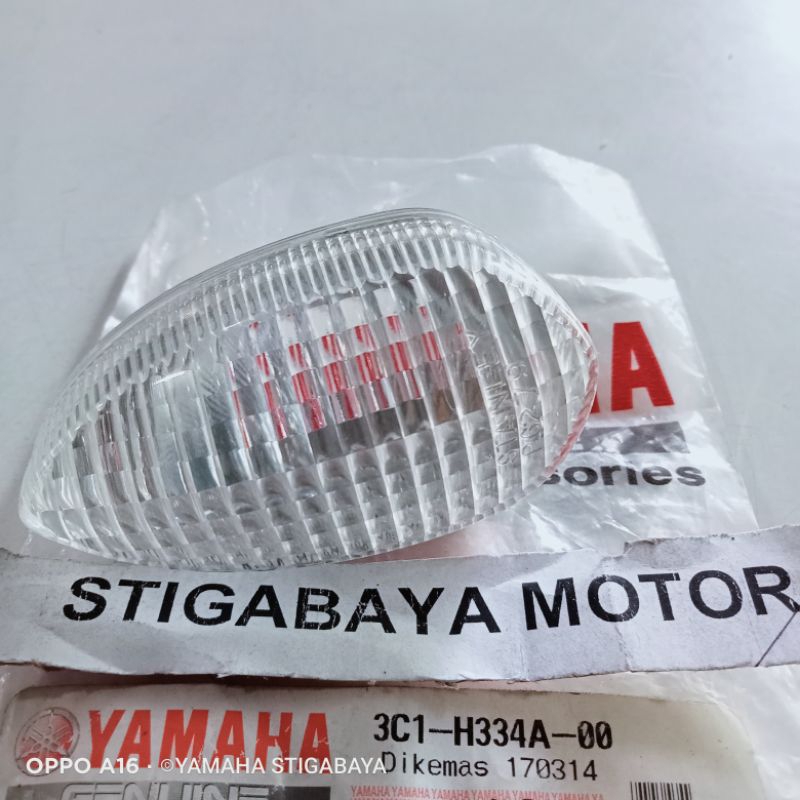 kaca reteng depan kanan Vixion old mika lampu sein depan sebelah kanan Yamaha Byson R25 XSR ORIGINAL