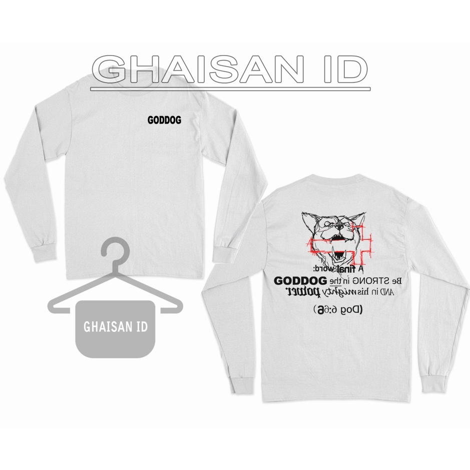 Kaos Longsleeves goddog lookism - baju Goddog lengan panjang - Ghaisan Id