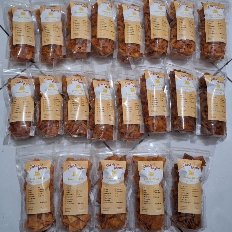 

PAKET HEMAT SNACK POUCH 12 & 25 PCS