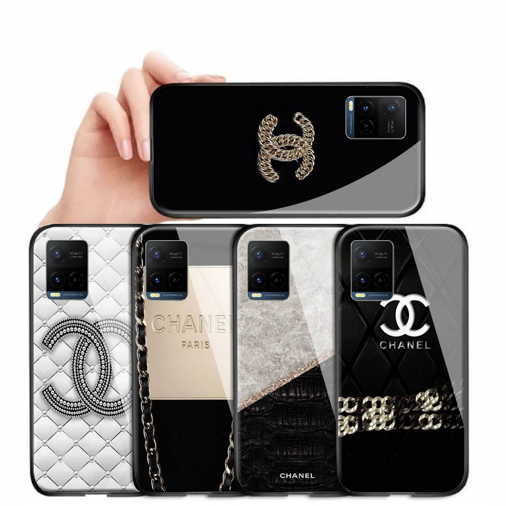 Case Kaca Vivo Y21 - Kesing Hp Vivo Y21 - Case Kaca Kilau Vivo Y21  - Case VIVO Y21 (GC78)