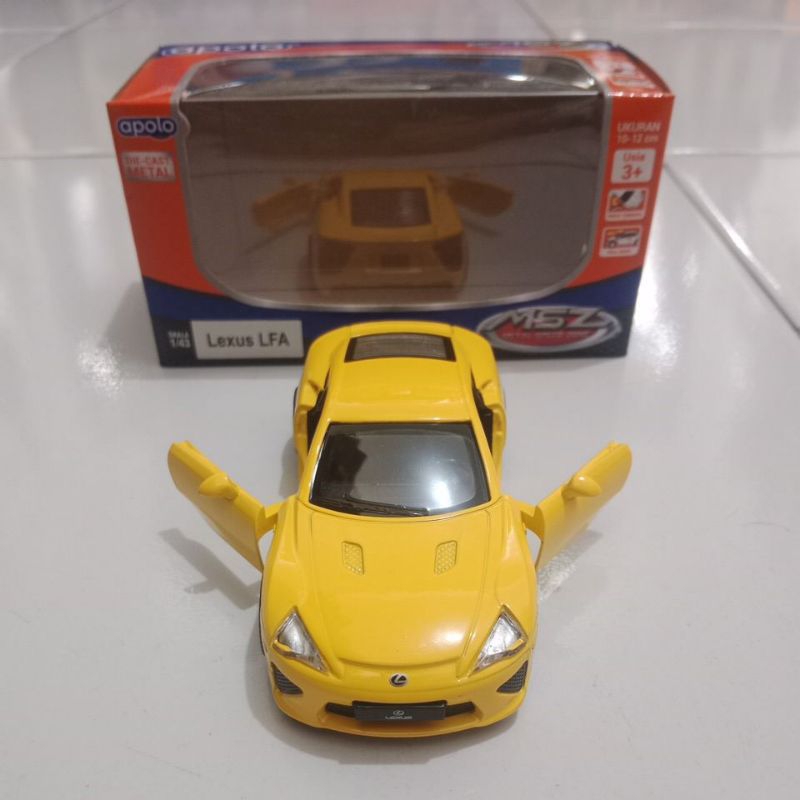ASLI APOLO Diecast Mobil Lexus LFA Apolo MSZ Apolo Asli