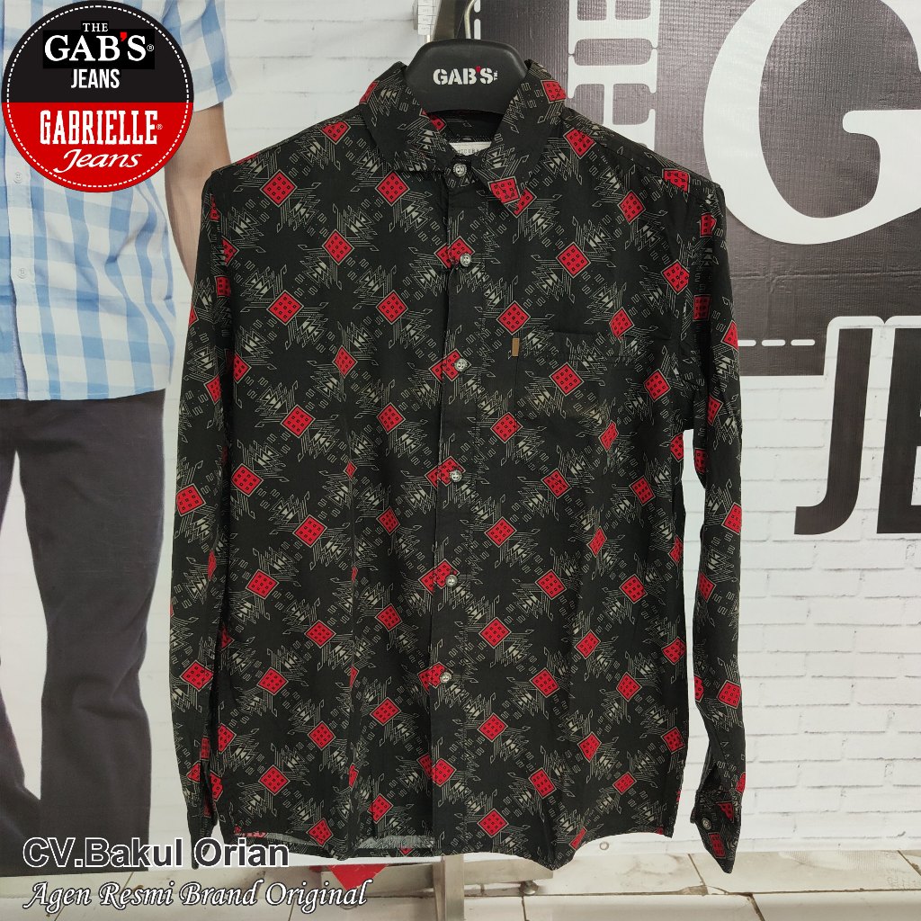 Kemeja Pria Gabrielle Gab's Original Size S - VB01904RT REG