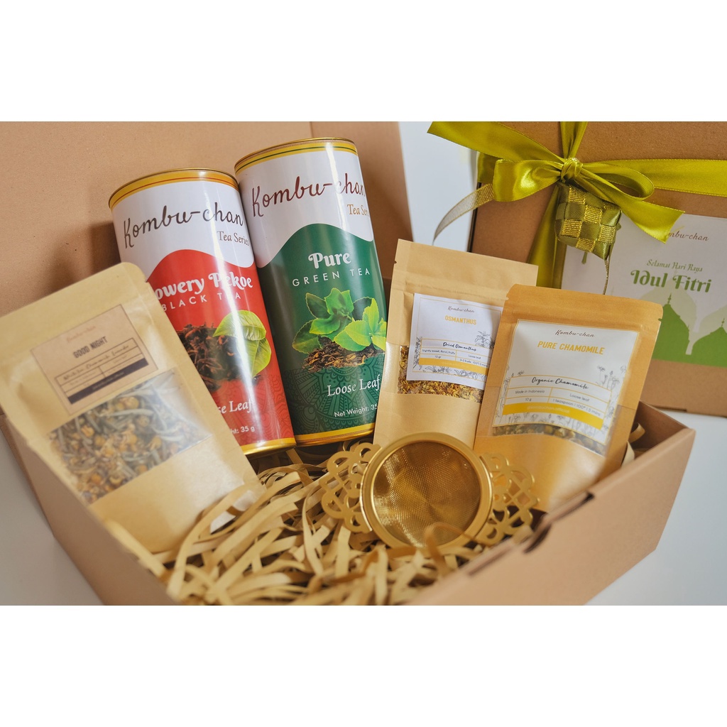 

✨Terbaru✨ Paket Hampers Lebaran Idul Fitri Natal Imlek Ulang Tahun Tea Gift Set murah premium dengan kartu ucapan dan custom notes buruan