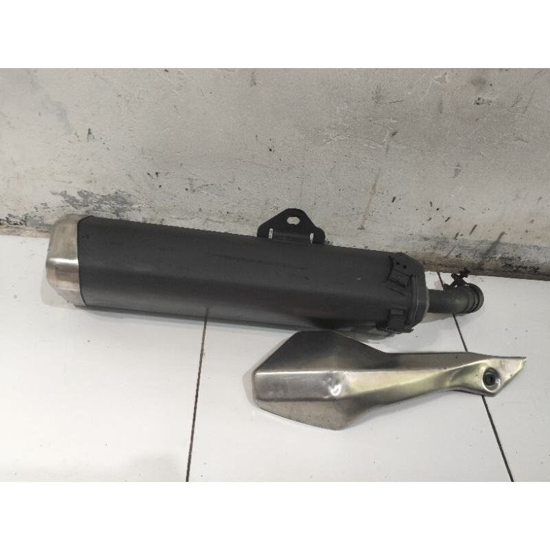 selencer knalpot ninja 250 sl mono original