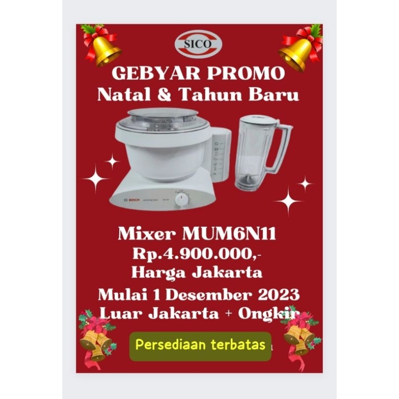 Mixer BOSCH MUM6N11 original SICO