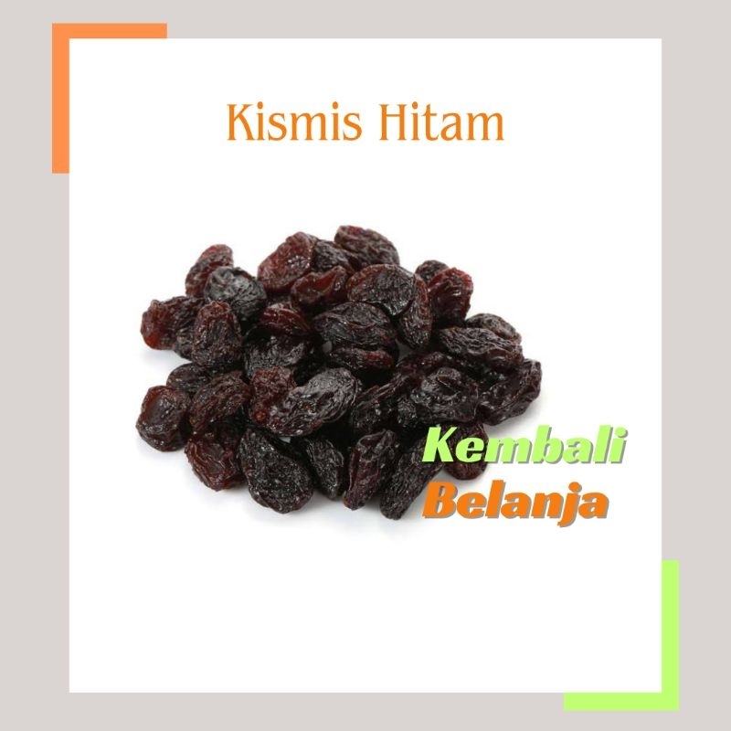 

Kismis Hitam 100 Gram/ Dark Raisin/ Black Raisin/ Super Food/ Kismis Kering