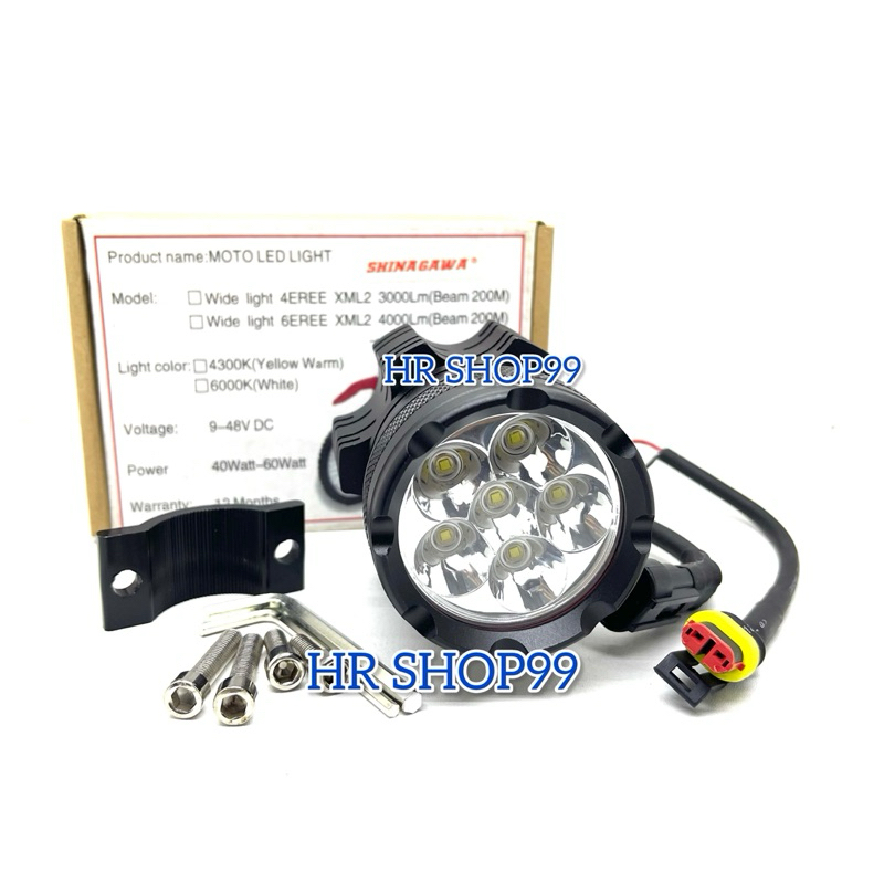 Lampu Tembak Sorot Led Cree 9mata L9X  6mata L6X Super Terang Cree Work Light Robot
