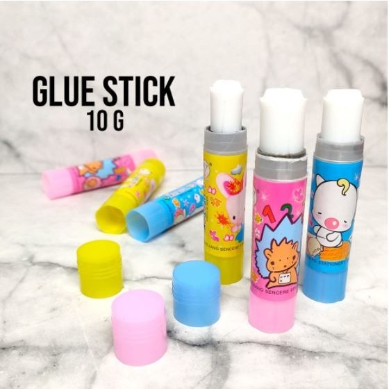 

Lem Kertas Stick Fancy Glue Stick Kecil 10Gram Peralatan Sekolah Serbaguna Harga Untuk 1 Pcs