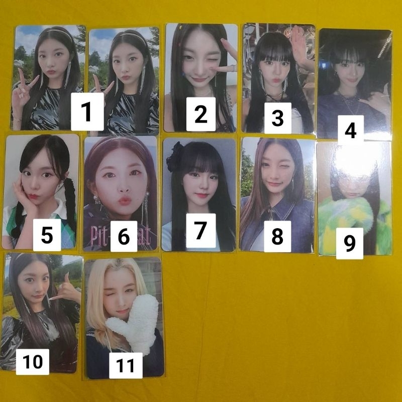 Photocard PC Wooyeon Nana Minseo Wooah Album Bene POB Everline Makestar