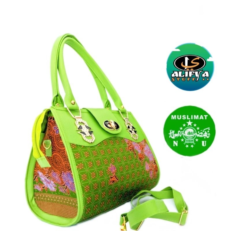 TAS SELEMPANG PENGAJIAN BATIK MUSLIMAT NU