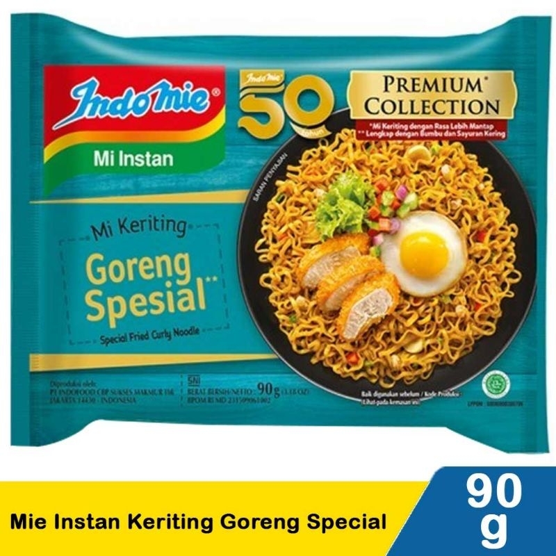 

Indomie Mi Instan Keriting Goreng Special 90G