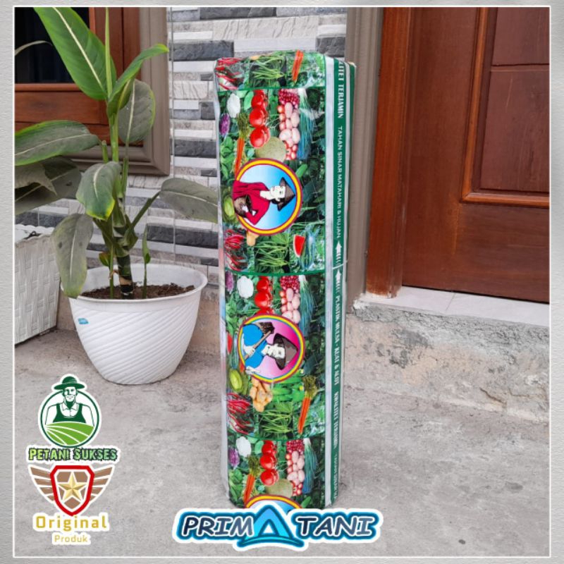 Plastik Mulsa Pertanian Hitam Perak TANI MAJU 1/2Roll -  lebar 120cm panjang 260m