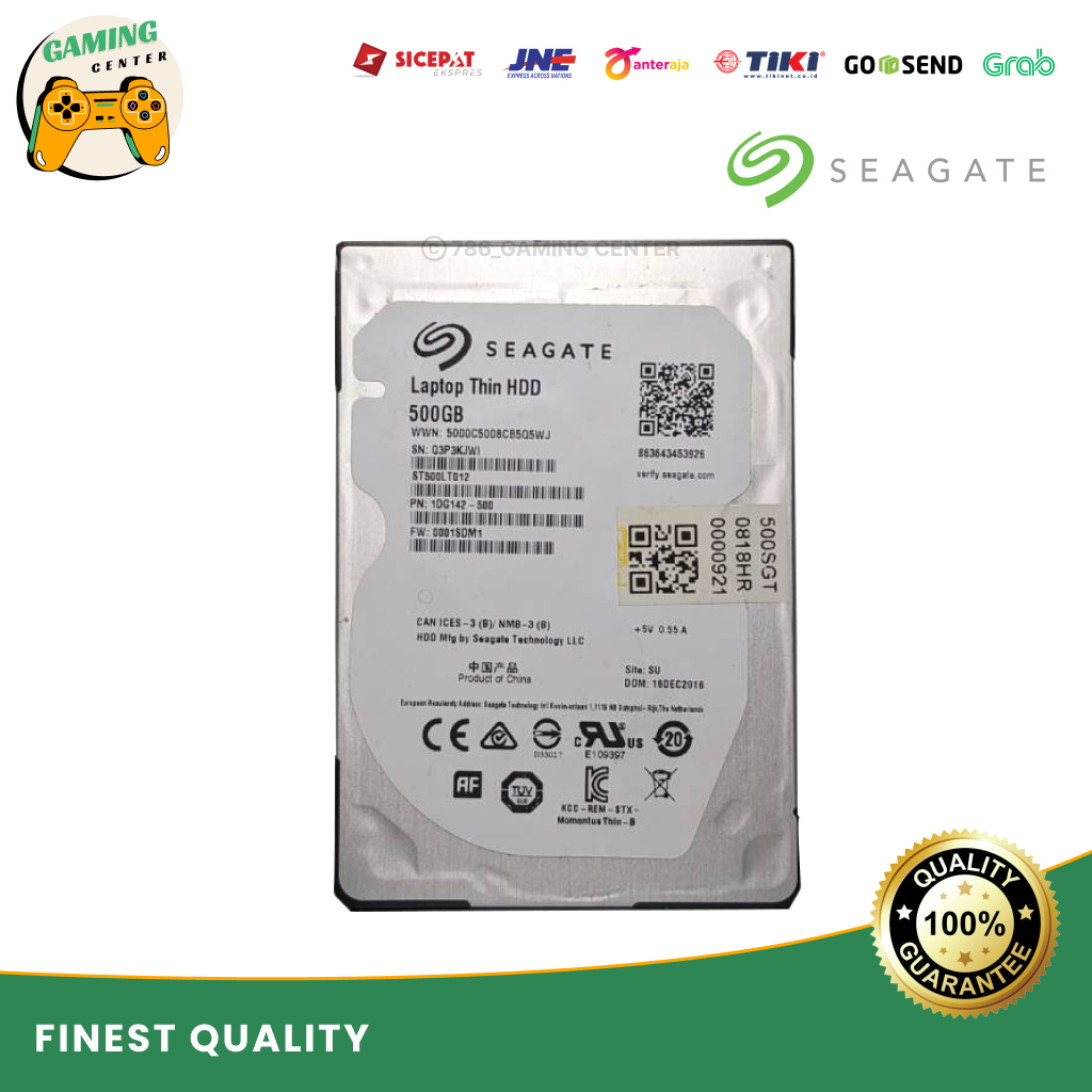 Harddisk Laptop 2.5 INCH HDD SEAGATE Laptop Thin 500GB