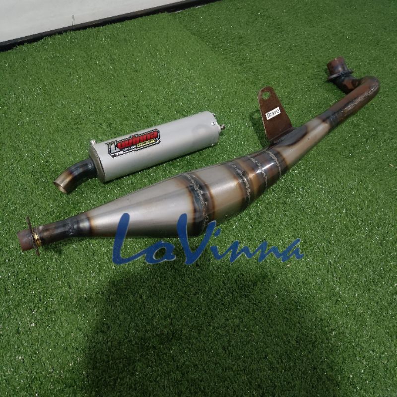 Knalpot Racing Suzuki Rc100 Bravo Lovinna