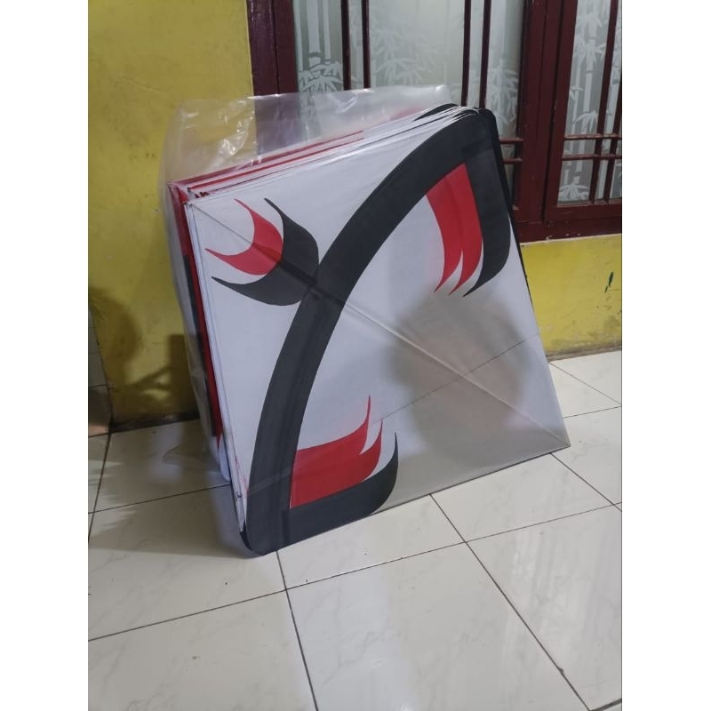 Layangan aduan 110cm edisi stelan giblur,jepret
