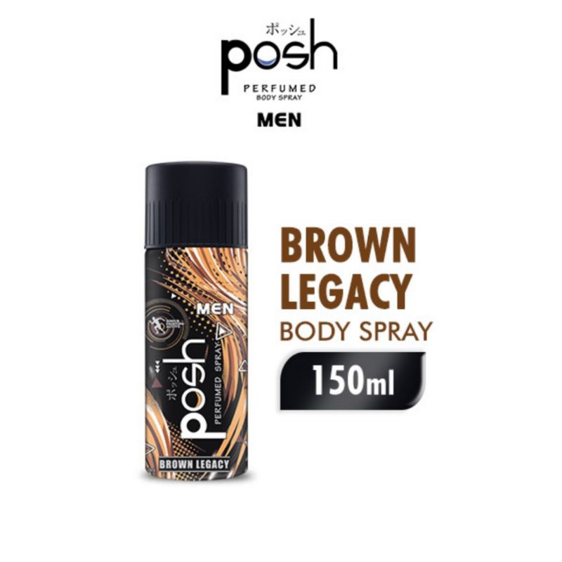 Posh Men Perfumed Spray Brown Legacy 150ml