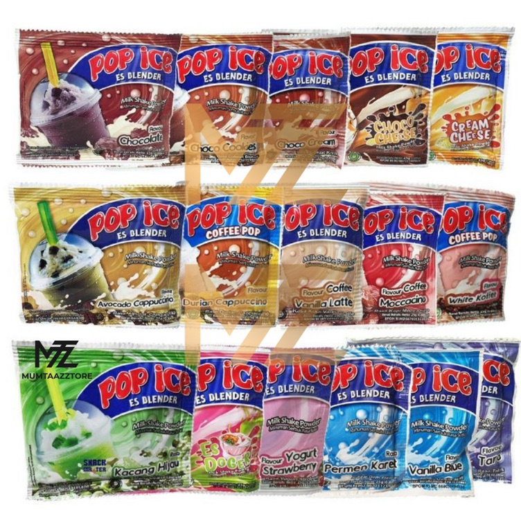 

☘️MUMTAAZZTORE☘️ POP ICE POPICE ALL VARIAN ISI 10 SACHET