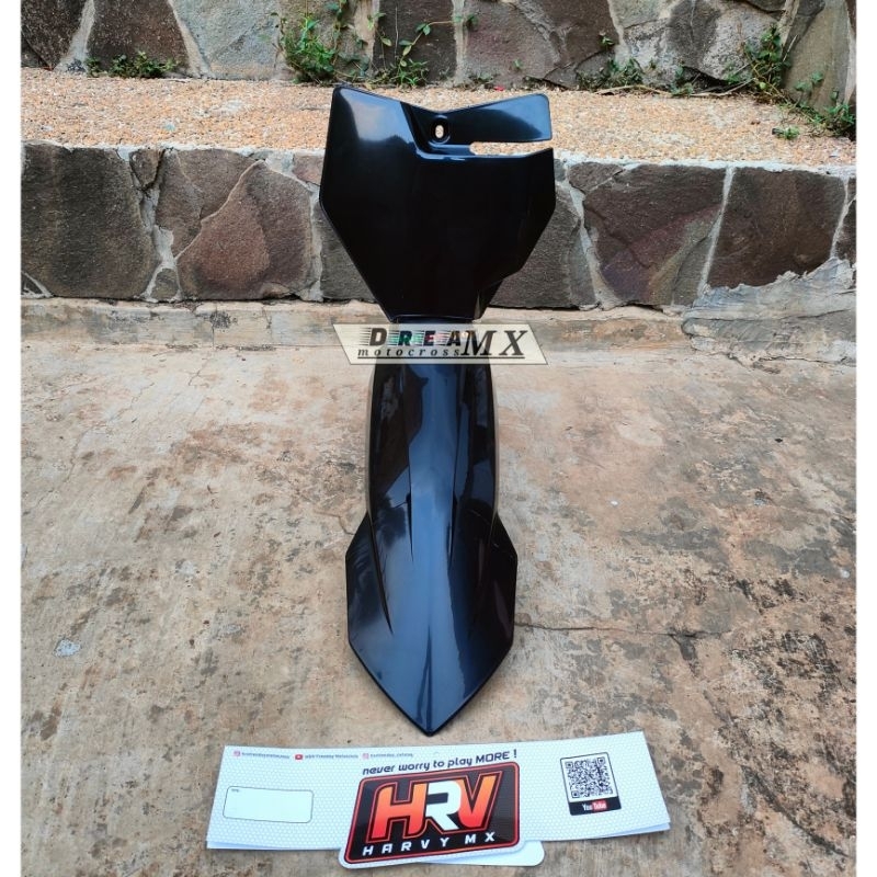 Spakbor depan dan Papan nomor Ktm 85 2020 HRV universal Supermoto klx 150 bf Dtracker new crf 150l