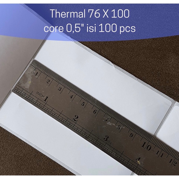 

Label Thermal 80x100 80mm 80 x 100 - 76x100 mm 76 x 100 isi 100 pcs