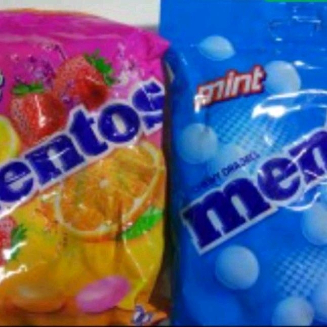 

Permen mentos perbungkus
