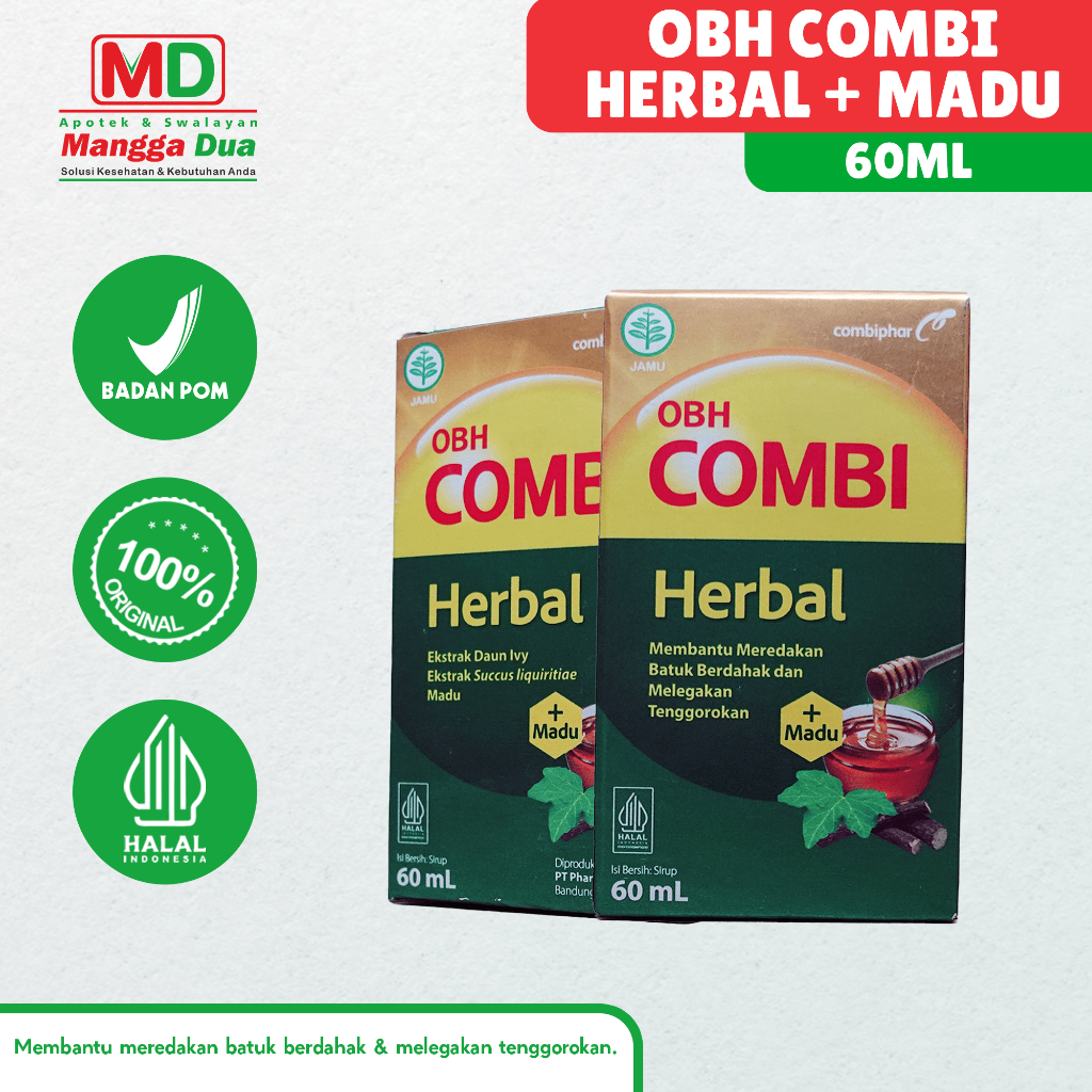 OBAT BATUK OBH COMBI HERBAL 60ML
