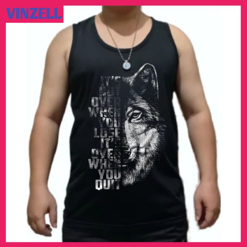 Kaos Singlet Pria/Kaos Dalam pria jumbo Bigsize M L XL 2XL 3XL 4XL 5XL 6XL Singlet Jumbo logo inisia