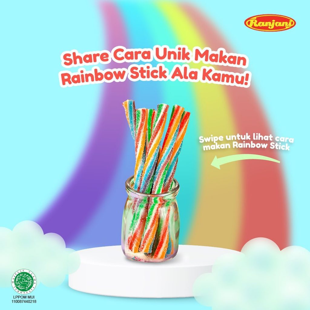 

RANJANI YOUKA RAINBOW STICK ISI 30PCS I EXP 01-08-25