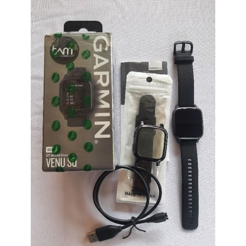Garmin venu sq music second