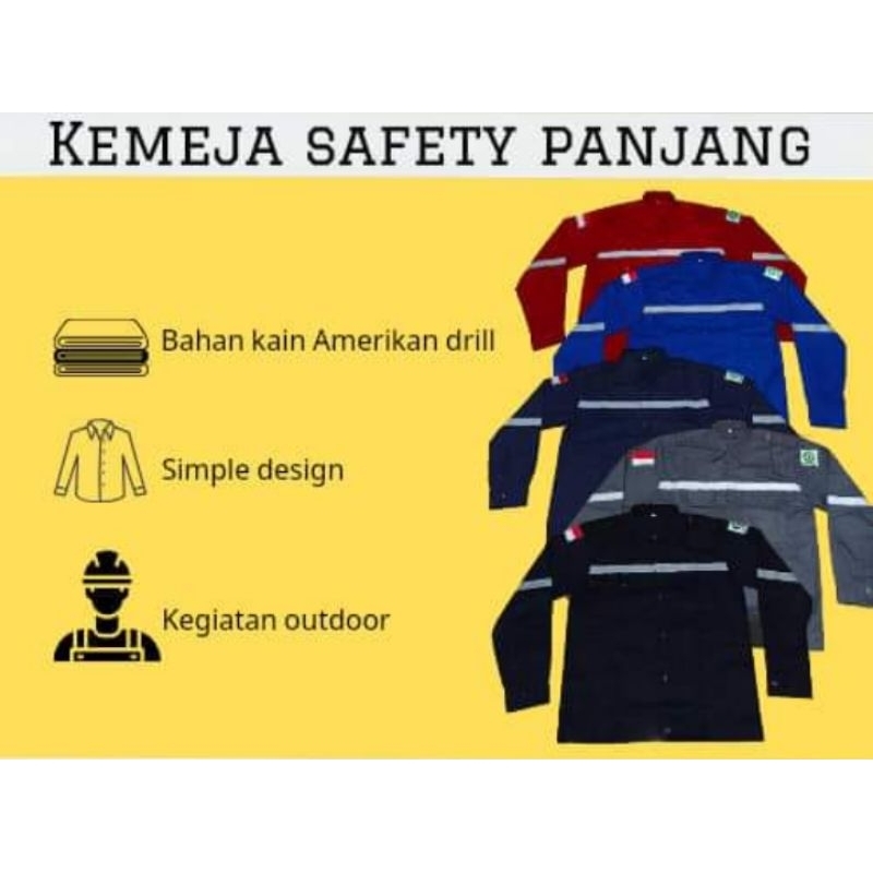 kemeja safety | wearpack baju safety atasan | baju safety atasan scotlgiht | baju kemeja wearpack |w