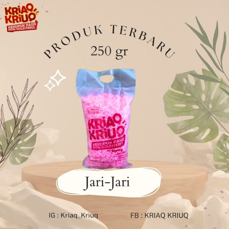 

Kerupuk JariJari Non Kolesterol Kemasan Besar 250 gr