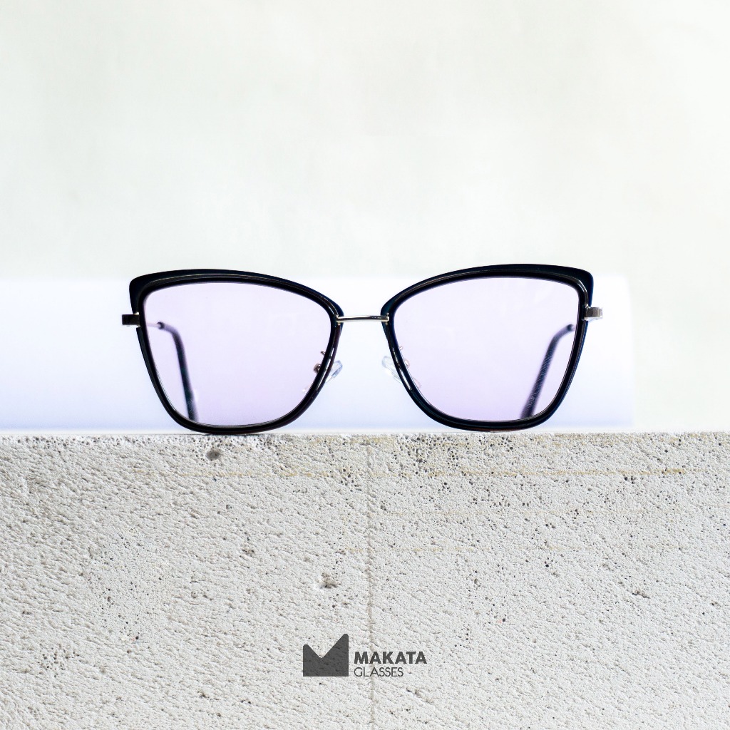 MakataGlasses - Frame Kacamata Cat Eye Tangkai Pegas - NATTAYA 04