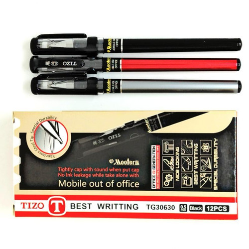 

Pulpen Tizo Mooter TG30630 0.5mm Black/ Gel Ink Pen