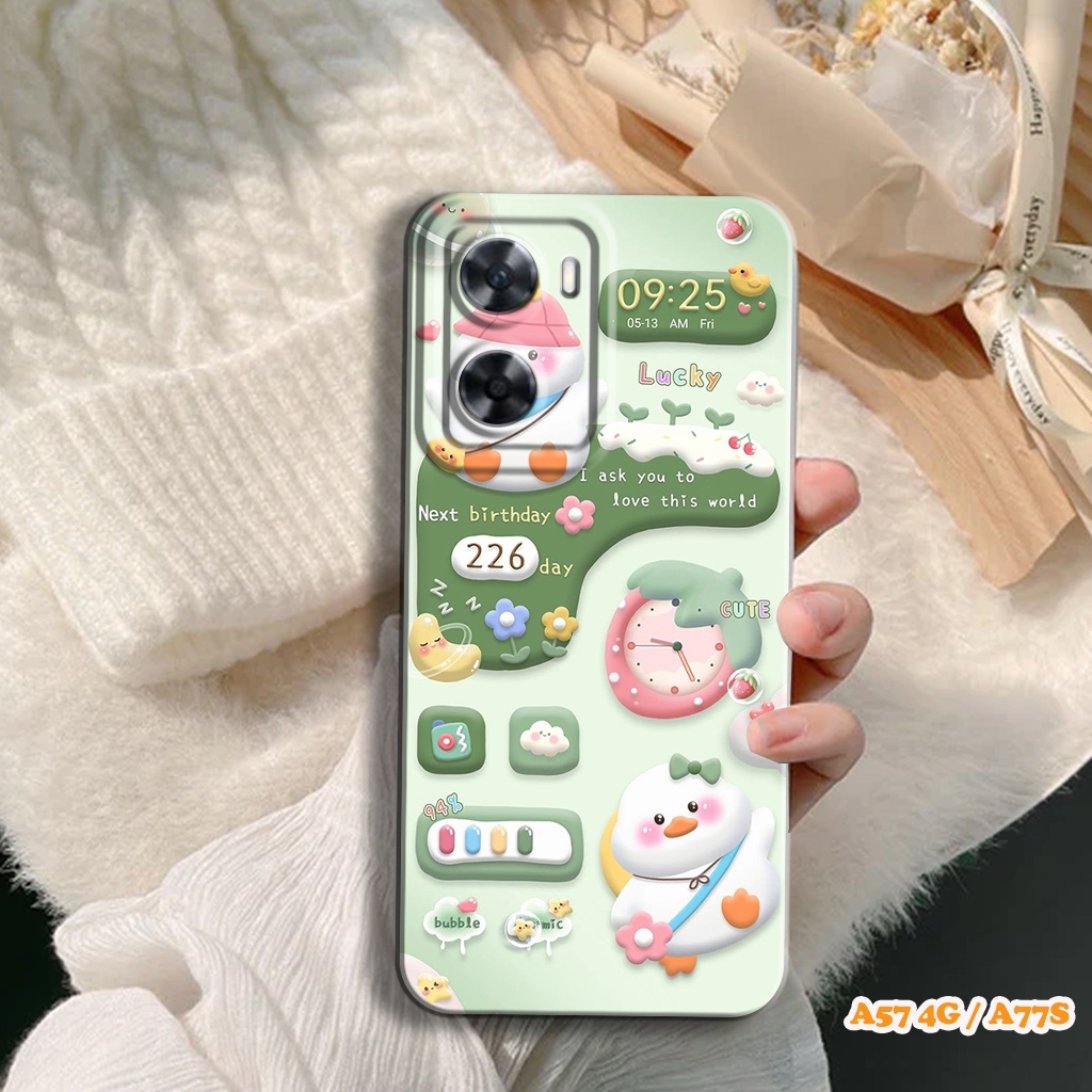 Case Hp Oppo A57 2022 TERBARU (4G) / A77S 2022 - RK [02] - Case Motif - Casing Hp Oppo A57 4G / A77S